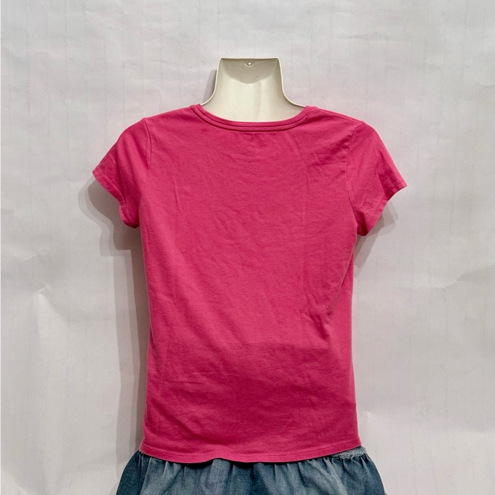 wonder nation Hot Pink Short Sleeve Crewneck Tee